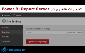 branding - power bi report server